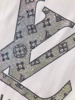 LV Fashionable Minimalist Short-Sleeve T-Shirt - Image 2