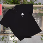 MLB Yankees NY Large Logo Letter Print Couple Short-Sleeve T-Shirt - Image 2