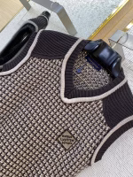 LV Louis Vuitton Jacquard Knitted Vest - Image 2