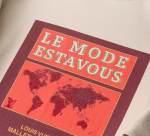 LV Counter Spring-Summer Collection World Map Print Casual T-Shirt - Image 3