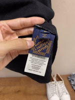 LV Louis Vuitton Classic Cotton Jacquard Checkerboard Embroidered T-Shirt - Image 3