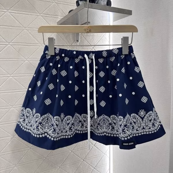 7 Miu Miu 2025 New Arrival Halter Camisole and Short Skirt Set - Image 1