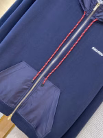 MIUMIU Logo Embroidered Drawstring Hooded Jacket - Image 3