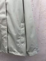 MIUMIU Fur Collar Printed Letter Jacket Coat - Image 3