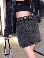 Miumiu's Latest Washed - Gray Denim Suit - Image 3