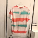 LV (Louis Vuitton) sunset coconut grove macaron color series tie-dye gradient versatile T-shirt - Image 3