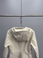 Moncler Zumeles Women's Softshell Slim Fit Hooded Outdoor Jacket - Image 3