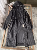Moncler New Women's Long Hooded Trench Coat - Image 3