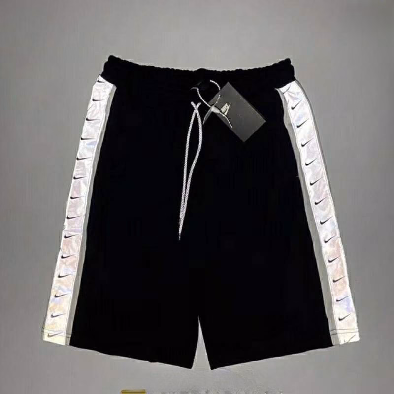 7 Nike Overseas Version Retro Patchwork Logo Tape Reflective Shorts - Image 1