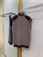LV Louis Vuitton Jacquard Knitted Vest - Image 3