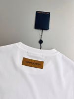 LV (Louis Vuitton) 2022 Men's Crew Neck Short-Sleeve and Shorts Sportswear Set - Image 4