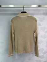 MiuMiu 2025 Early Spring New Style with Mini Logo Letter Embroidery Long Sleeves - Image 4