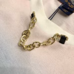 LV (Louis Vuitton) sunset coconut grove macaron color series tie-dye gradient versatile T-shirt - Image 4