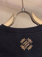 LV Louis Vuitton Classic Cotton Jacquard Checkerboard Embroidered T-Shirt - Image 5