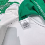 LV European-style Fashionable Cartoon Printed Rhinestone-Embellished Color-Block Loose Mid-Length Short-Sleeve T-shirt - Image 5