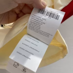 Miu Miu 2022 Spring/Summer New Classic Letter Color-Block Short-Sleeve T-Shirt - Image 5