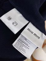 MIUMIU Logo Embroidered Drawstring Hooded Jacket - Image 5