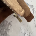 Miu Miu High-end Suede Imported Fur and Leather Short Jacket Coat - Image 8