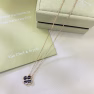 Newest VCA Stripe Black Chalcedony Vintage Alhambra Pendant Necklace - Image 4