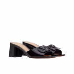 Valentino Vlogo Signature Slide Sandal Black