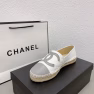 Chanel Cc Espadrilles White Gray - Image 5