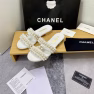 Chanel Mule Slippers Pearl Tweed White - Image 4