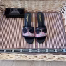 Chanel Grosgrain Ribbon Bow Mule Tweed Pink - Image 4