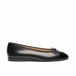 Chanel Ballerina Flat Shoes In Black