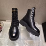 Chanel Cc Lace Up Boot Black - Image 3