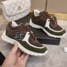 Chanel Cc Suede Brown Green - Image 3