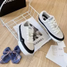 Chanel Suede Leather Runners White - Image 6