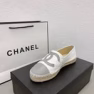 Chanel Cc Espadrilles White Gray - Image 2