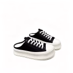 Chanel Platform Shoes Black