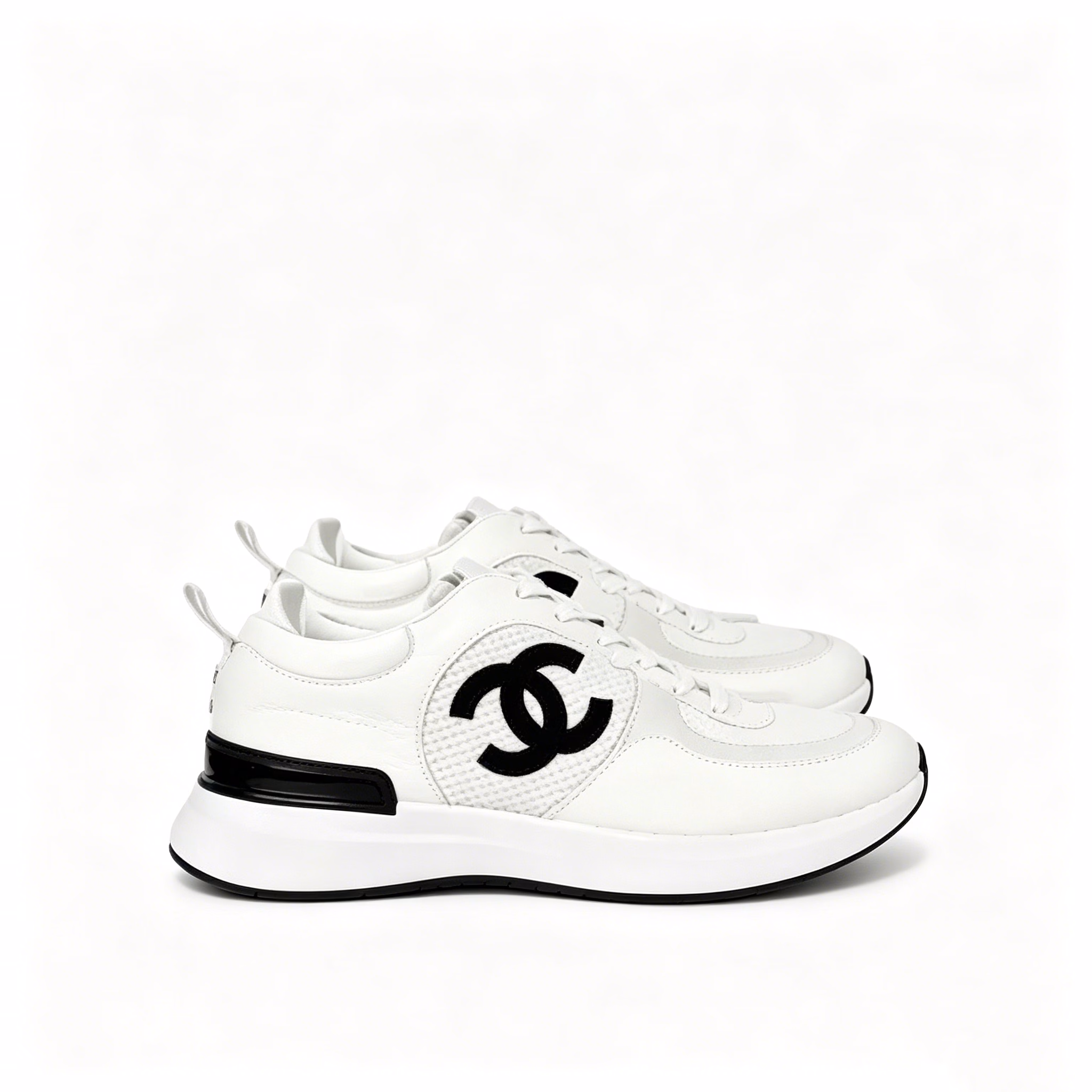 图片处理需求 (13) Chanel Cc Sneakers White - Image 1