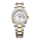 Rolex Datejust 31 mm, Oystersteel & Yellow Gold, Diamond